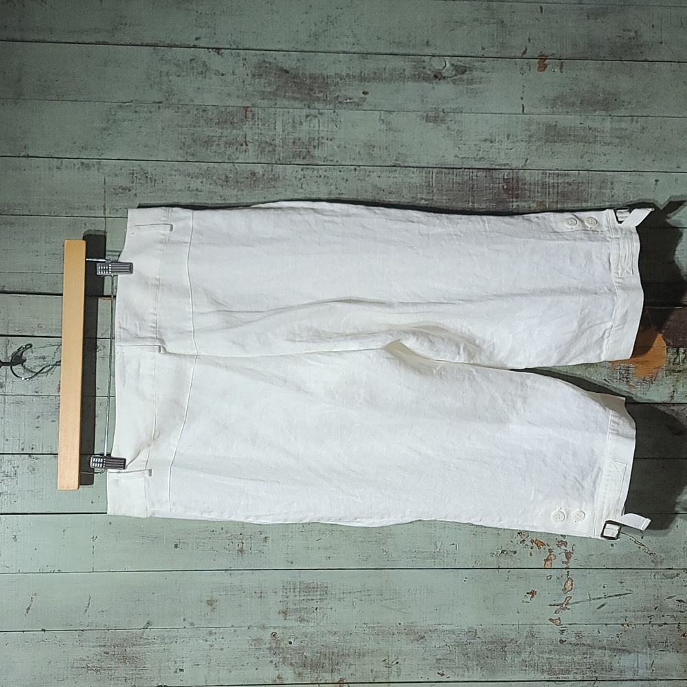 Script 100% linen capris - Picture 4 of 7